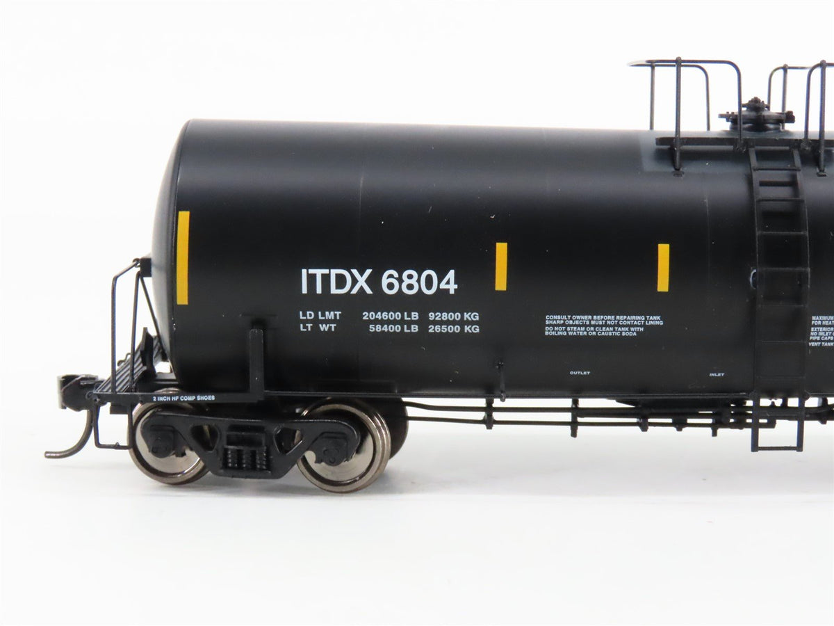HO Scale Walthers Proto ITDX 40&#39; Trinity 14K Gallon Molten Sulfur Tank Car #6804
