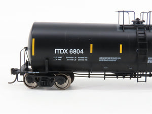 HO Scale Walthers Proto ITDX 40' Trinity 14K Gallon Molten Sulfur Tank Car #6804