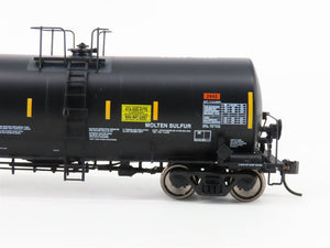 HO Scale Walthers Proto ITDX 40' Trinity 14K Gallon Molten Sulfur Tank Car #6804