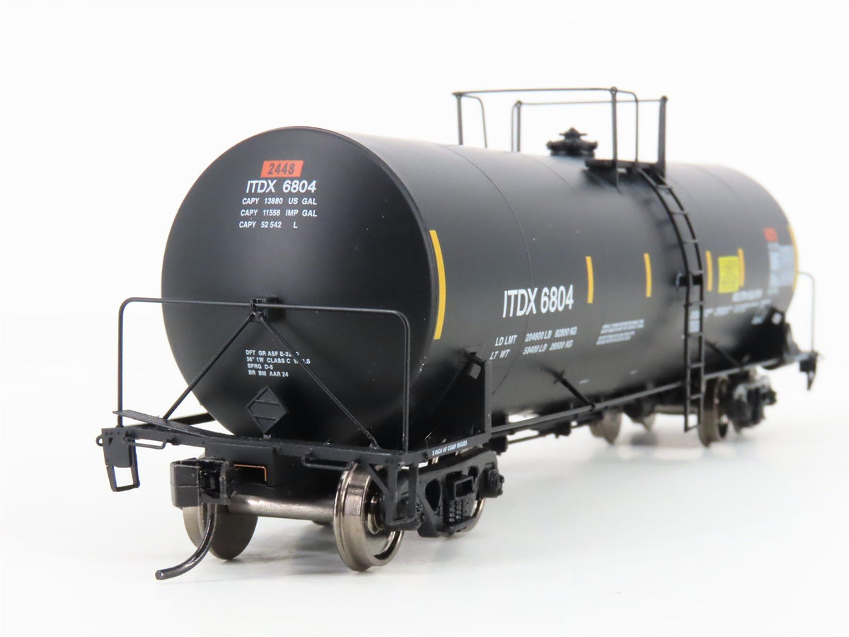 HO Scale Walthers Proto ITDX 40&#39; Trinity 14K Gallon Molten Sulfur Tank Car #6804