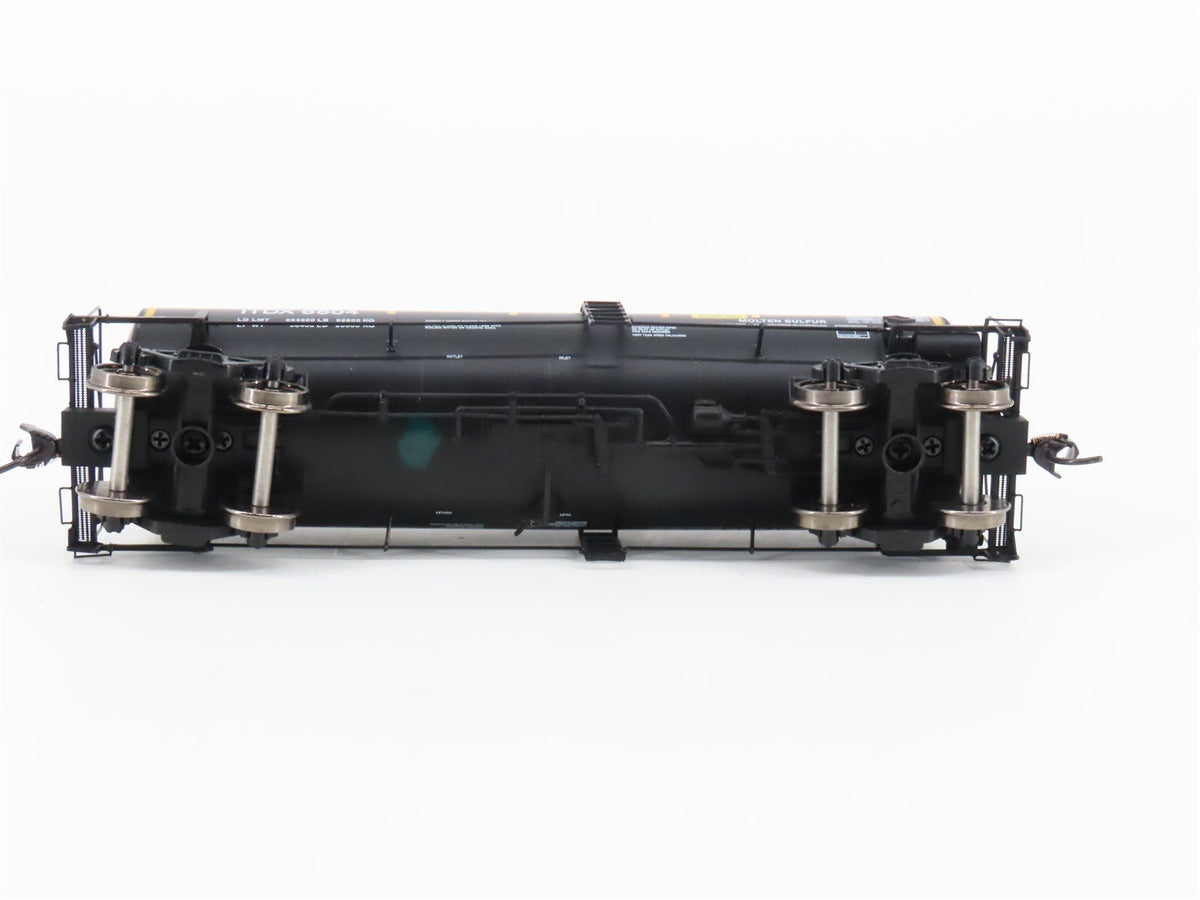 HO Scale Walthers Proto ITDX 40&#39; Trinity 14K Gallon Molten Sulfur Tank Car #6804