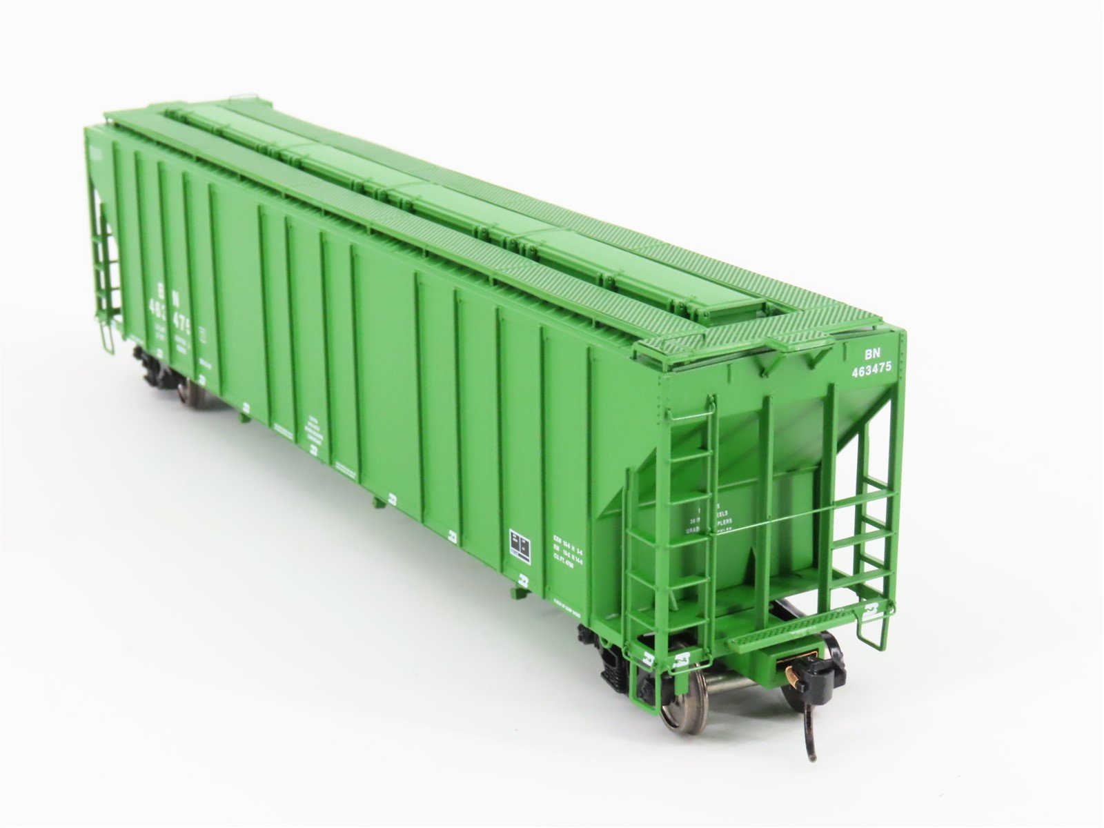 HO Walthers Proto 920-106102 BN Burlington Northern 3-Bay Cov'd Hopper #463475