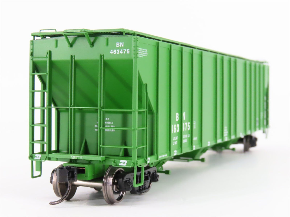 HO Walthers Proto 920-106102 BN Burlington Northern 3-Bay Cov&#39;d Hopper #463475