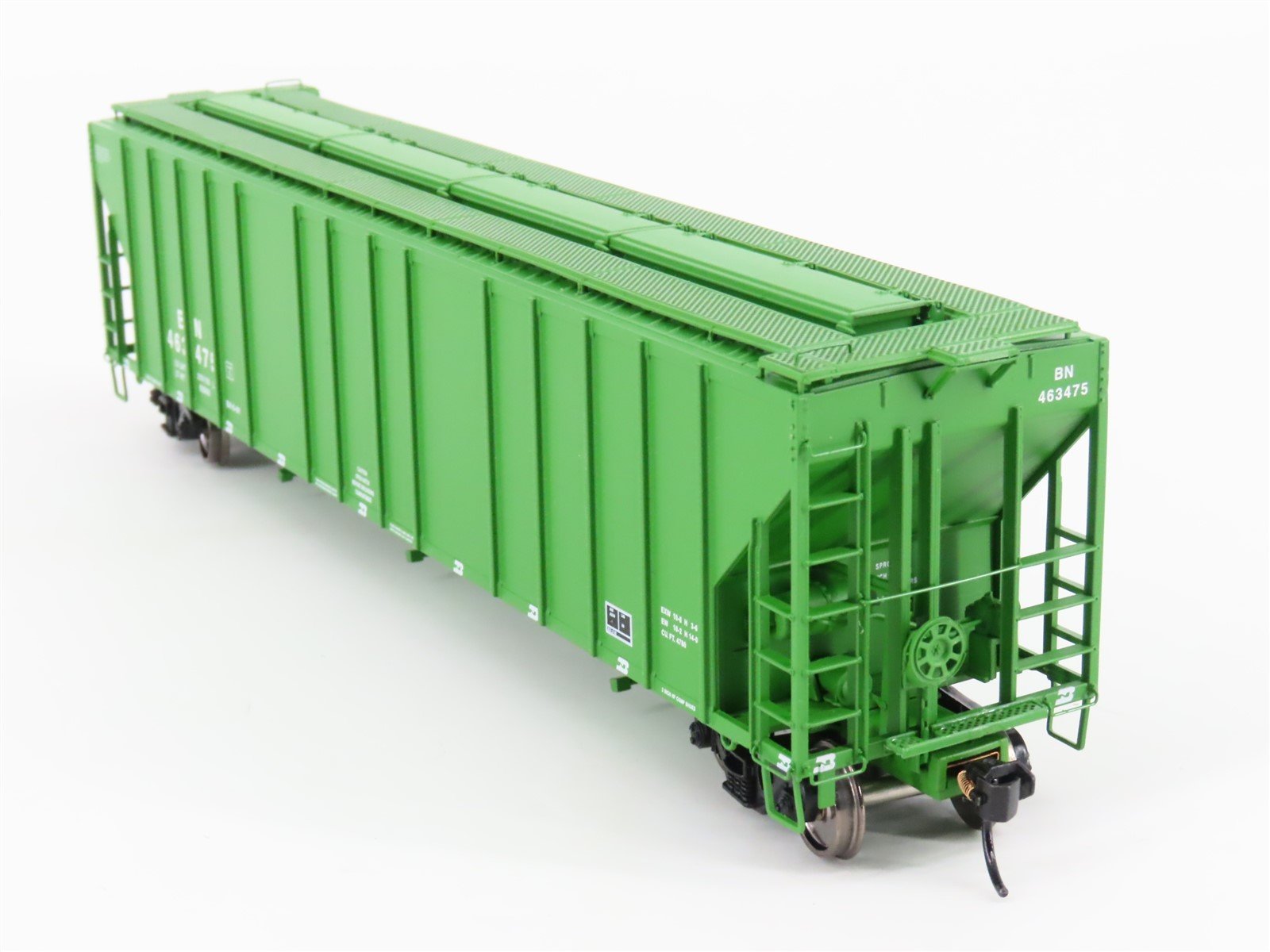 HO Walthers Proto 920-106102 BN Burlington Northern 3-Bay Cov'd Hopper #463475