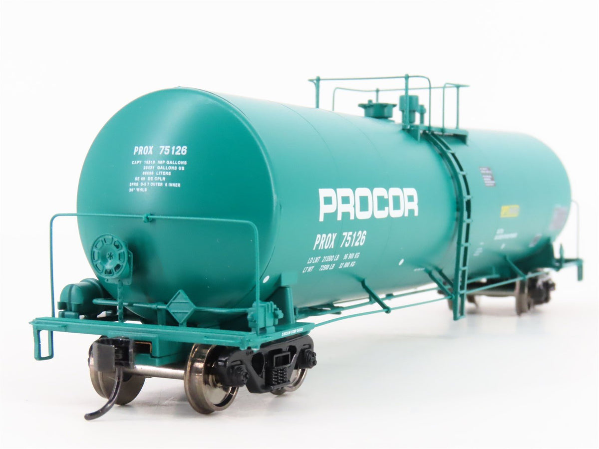 HO Walthers Proto 920-100225 PROX Procor 54&#39; 23K Gal. Funnel Flow Tank Car 75126