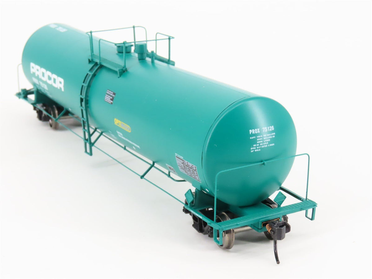 HO Walthers Proto 920-100225 PROX Procor 54&#39; 23K Gal. Funnel Flow Tank Car 75126