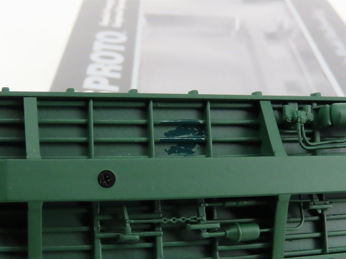 HO Scale Walthers Proto 920-104303 BCOL British Columbia Bulkhead Flat Car 17795