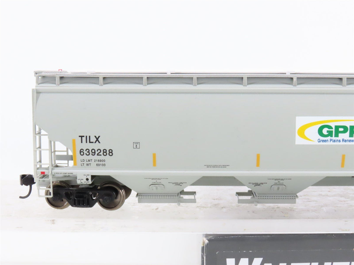 HO Scale Walthers Proto 920-105813 TILX GPRE 67&#39; 4-Bay Covered Hopper #639288