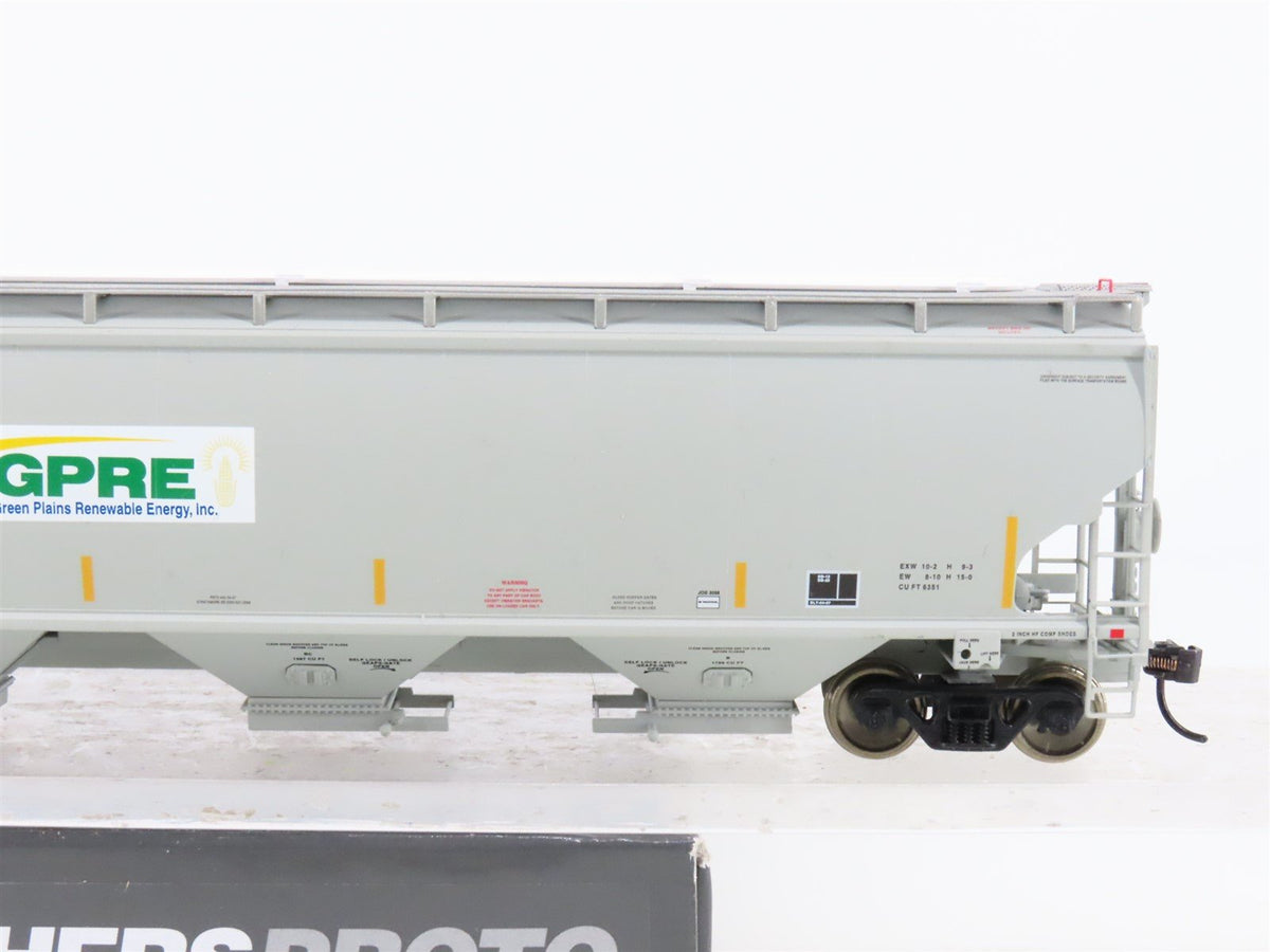 HO Scale Walthers Proto 920-105813 TILX GPRE 67&#39; 4-Bay Covered Hopper #639288