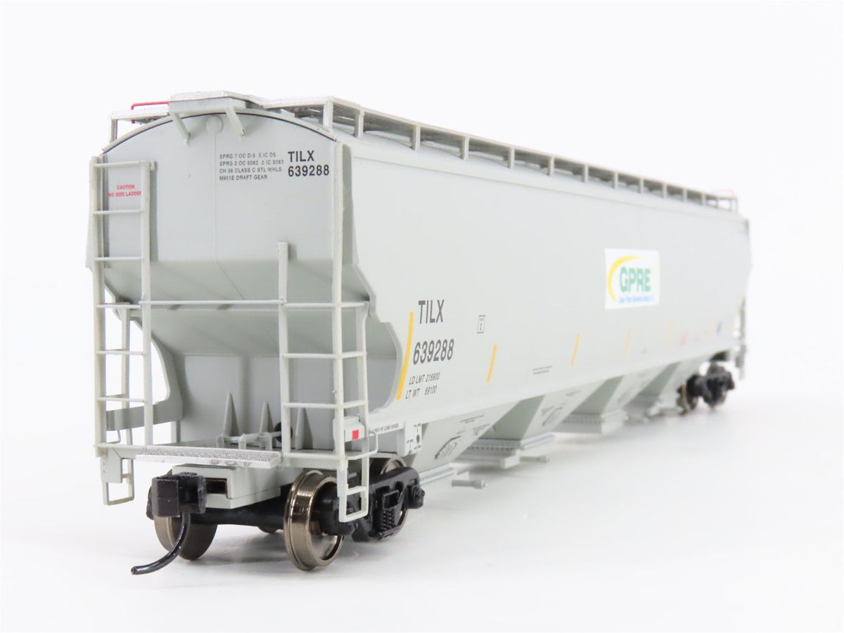 HO Scale Walthers Proto 920-105813 TILX GPRE 67&#39; 4-Bay Covered Hopper #639288