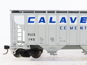 HO Walthers Gold Line 932-5388 PLCX Calaveras Cement 2-Bay Covered Hopper #140