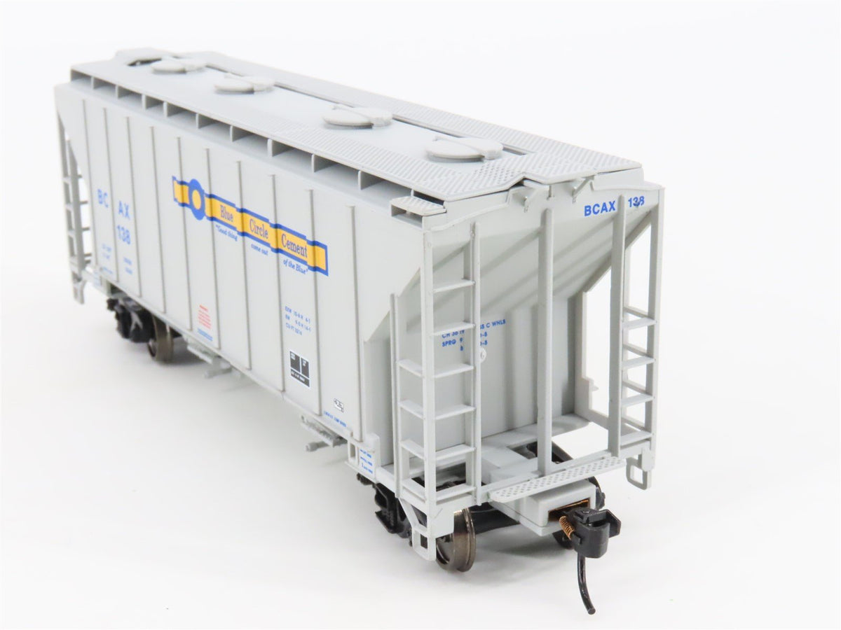 HO Scale Walthers Gold Line 932-41313 BCAX Blue Circle Cement 2-Bay Hopper #138