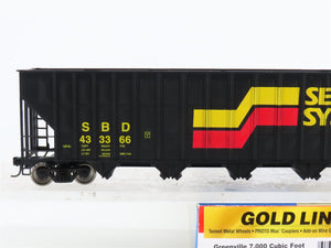 HO Scale Walthers Gold Line 932-5696 SBD Seaboard System Wood Chip Hopper 433366