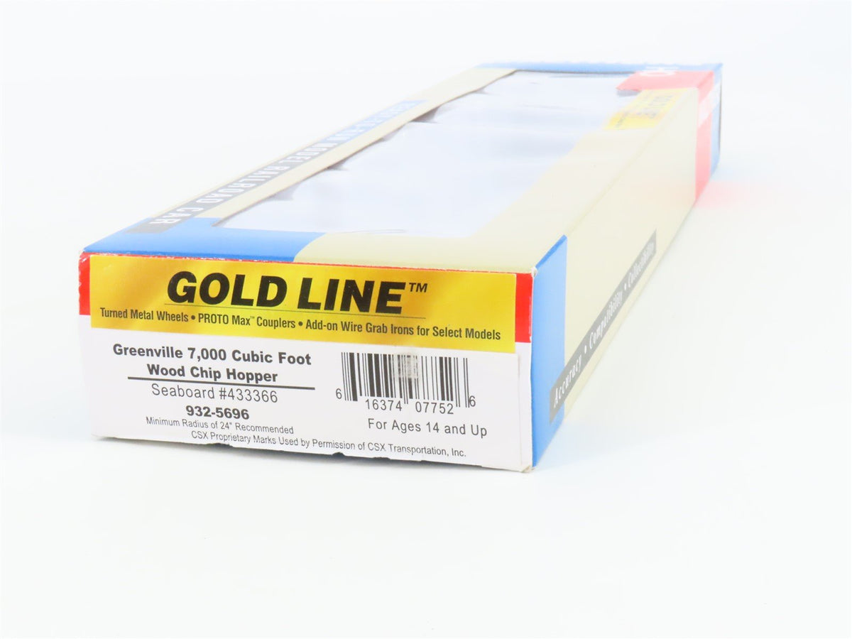 HO Scale Walthers Gold Line 932-5696 SBD Seaboard System Wood Chip Hopper 433366