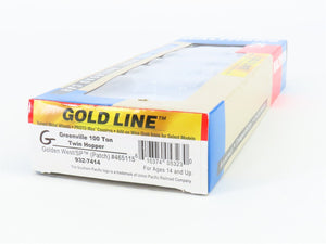 HO Scale Walthers Gold Line 932-7414 Golden West/SP (Patch) 2-Bay Hopper #465115