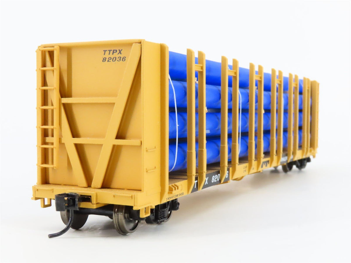 HO Walthers Gold Line 932-3167 TTPX TTX Trailer Train Pulpwood Flat Car #82036