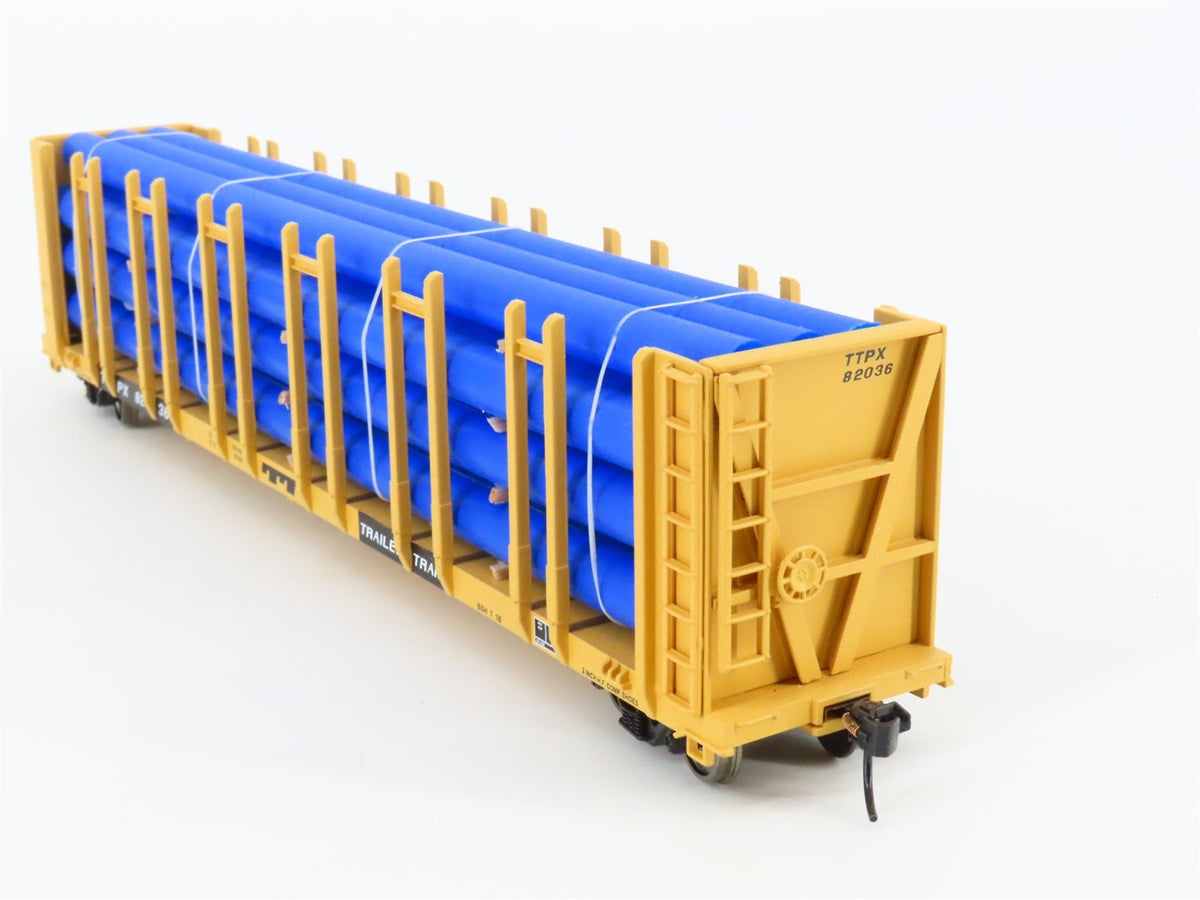 HO Walthers Gold Line 932-3167 TTPX TTX Trailer Train Pulpwood Flat Car #82036