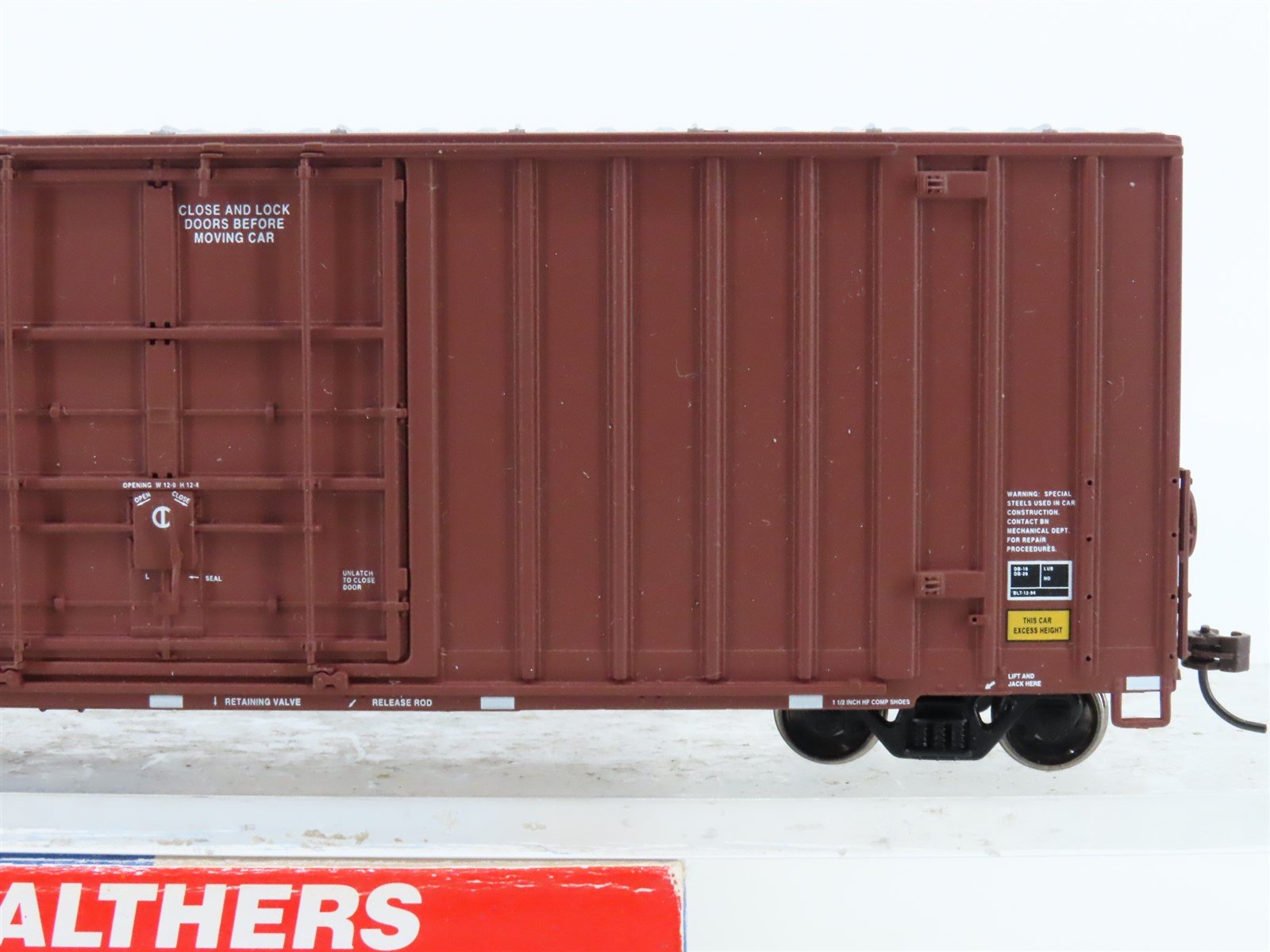 HO Scale Walthers 932-7116 BAR Gunderson 50' Hi-Cube Paper Box Car #20081