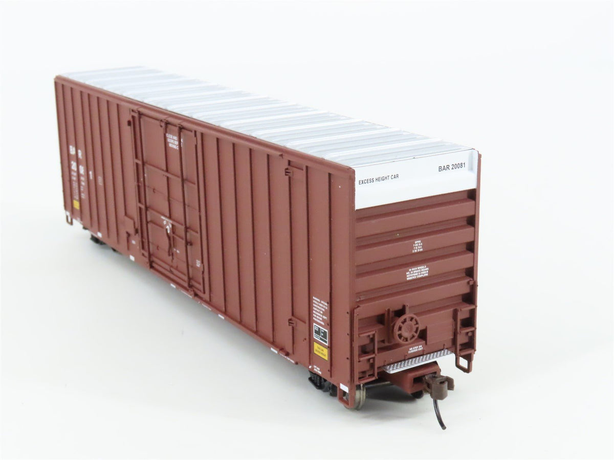 HO Scale Walthers 932-7116 BAR Gunderson 50&#39; Hi-Cube Paper Box Car #20081