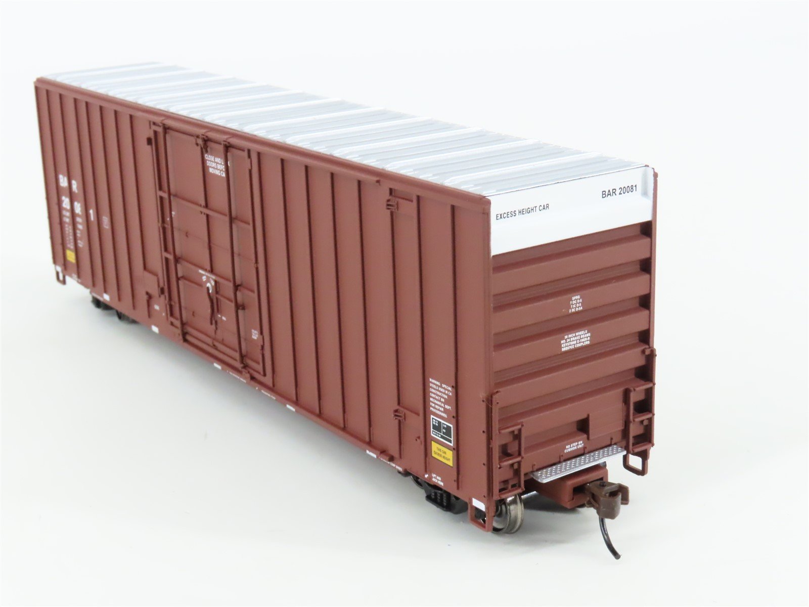 HO Scale Walthers 932-7116 BAR Gunderson 50' Hi-Cube Paper Box Car #20081