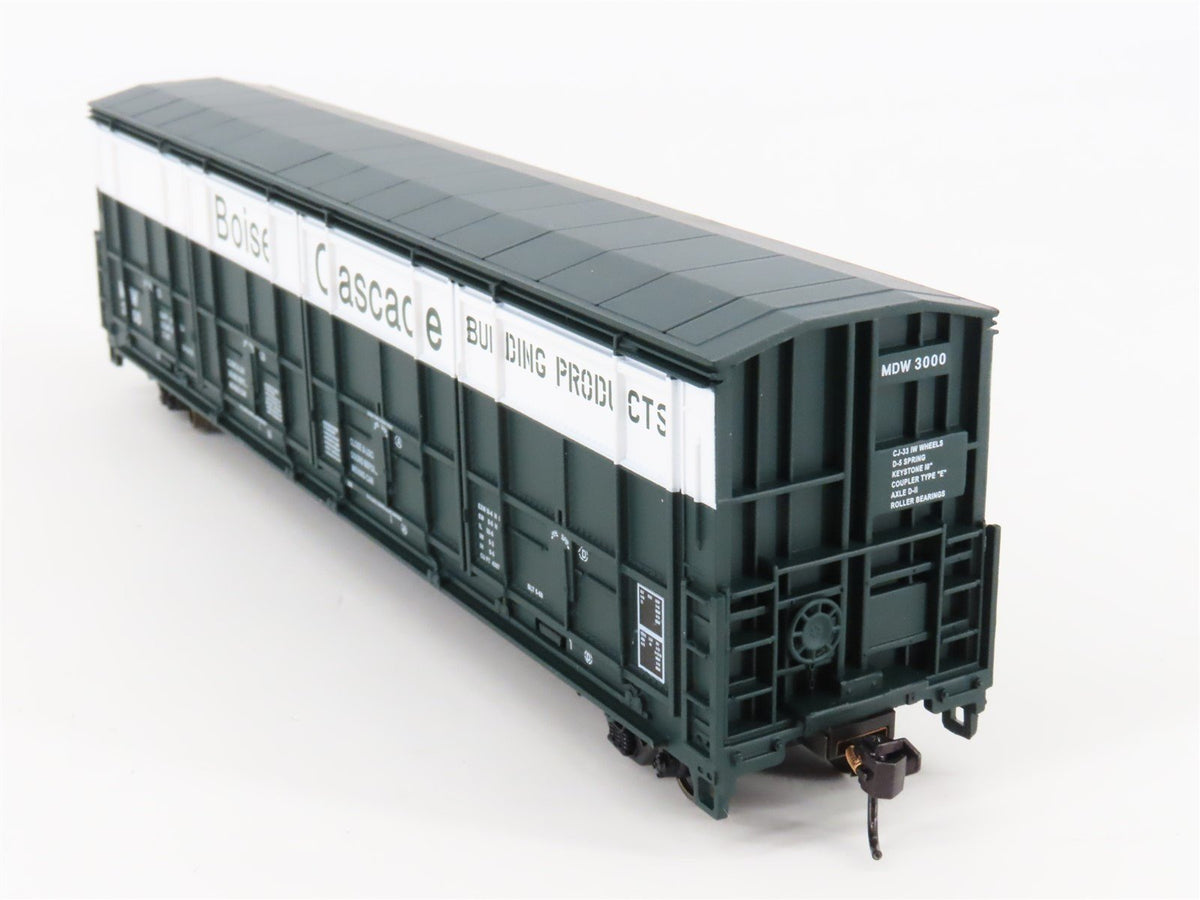 HO Scale Walthers 910-60602 MDW Boise Cascade 56&#39; All Door Box Car #3000