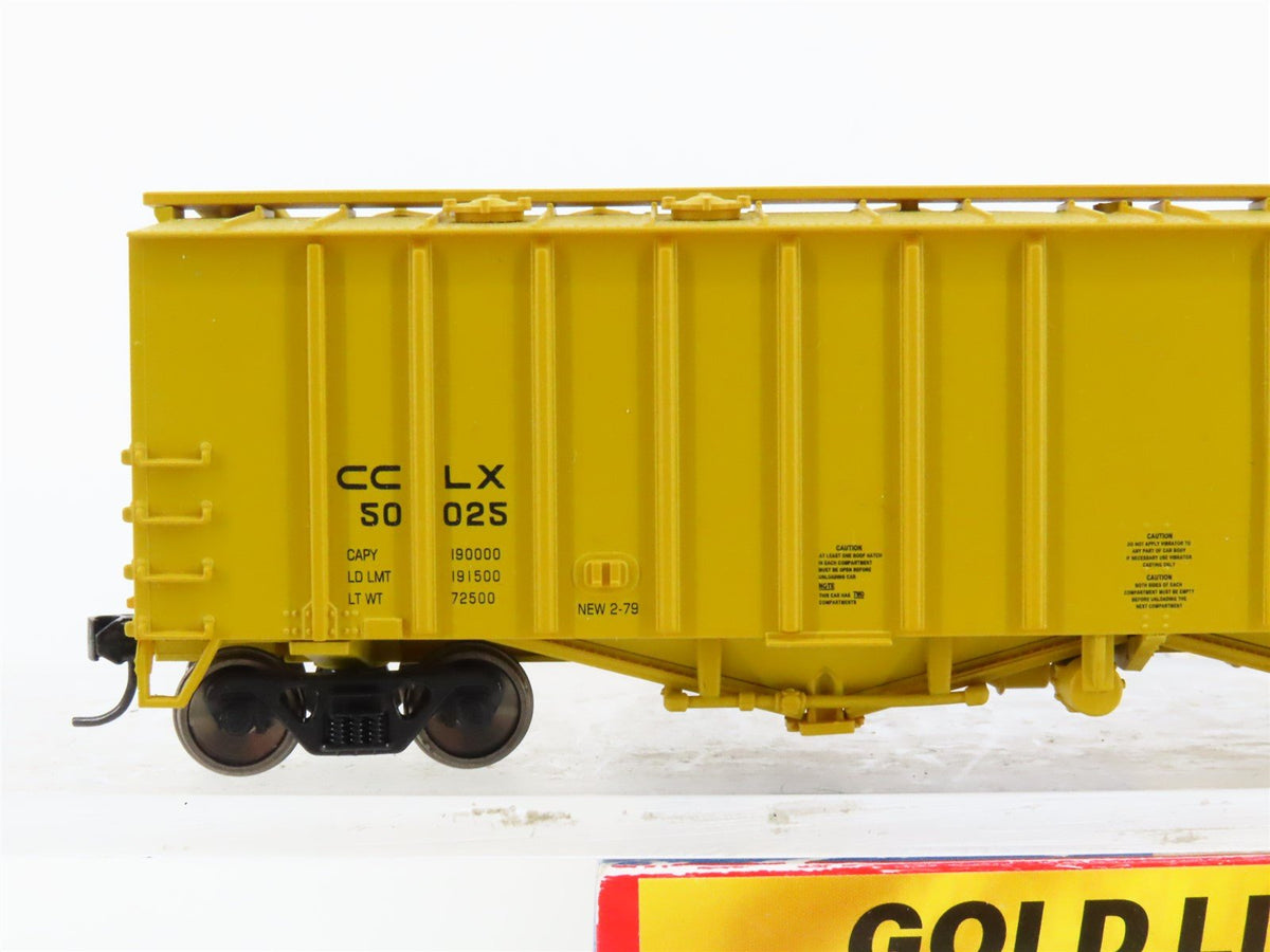 HO Scale Walthers Gold Line 932-3723 CCLX CPC Int&#39;l 50&#39; Airslide Hopper #50025
