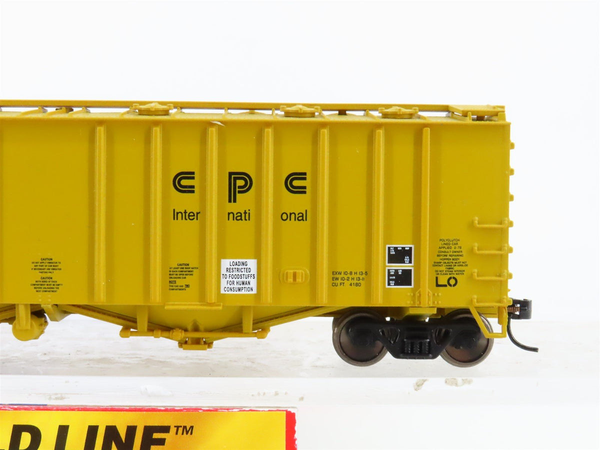 HO Scale Walthers Gold Line 932-3723 CCLX CPC Int&#39;l 50&#39; Airslide Hopper #50025