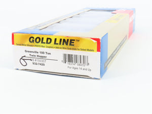 HO Walthers Gold Line 932-7420 NS Norfolk Southern 2-Bay Open Hopper #150307