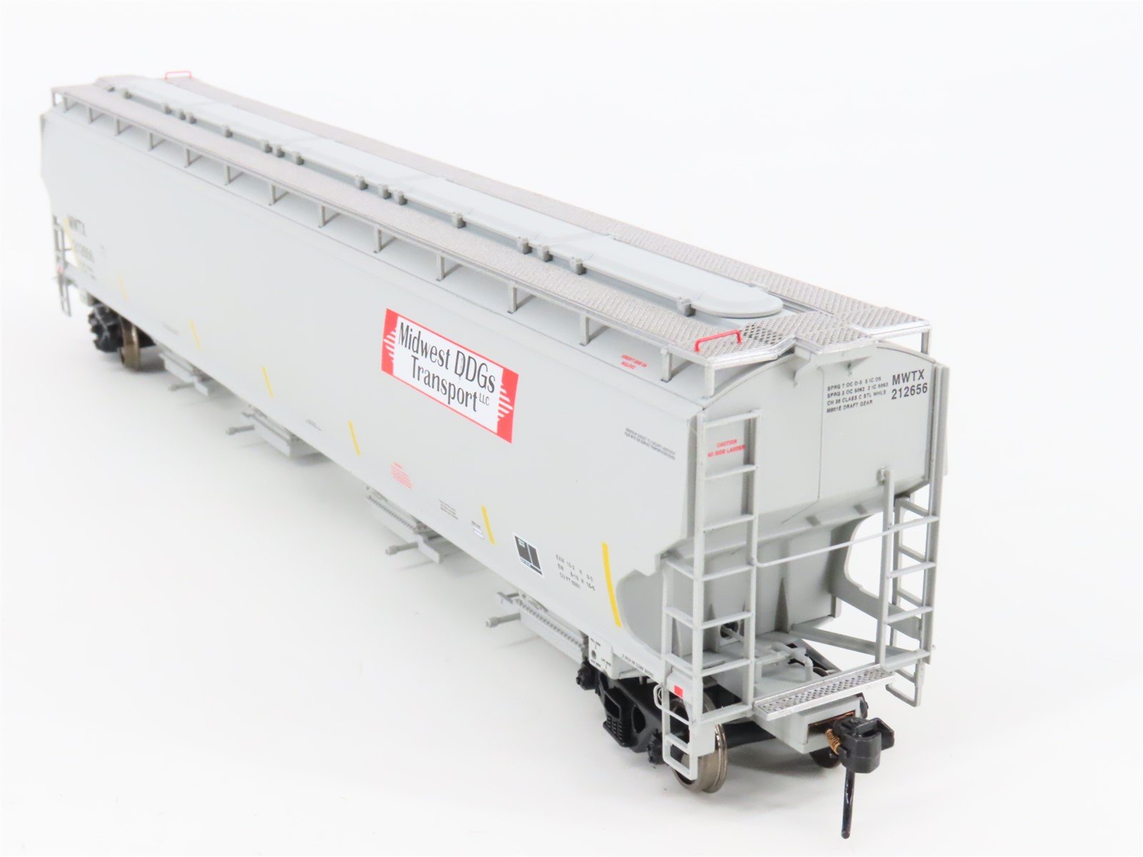HO Walthers Platinum 932-41111 MWTX Midwest DDG Transport 4-Bay Hopper #212656