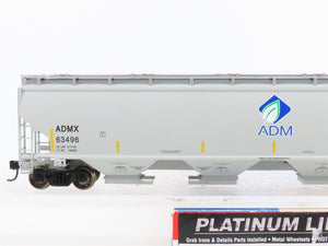 HO Scale Walthers Platinum 932-41106 ADMX ADM Trinity 6351 4-Bay Hopper #63496