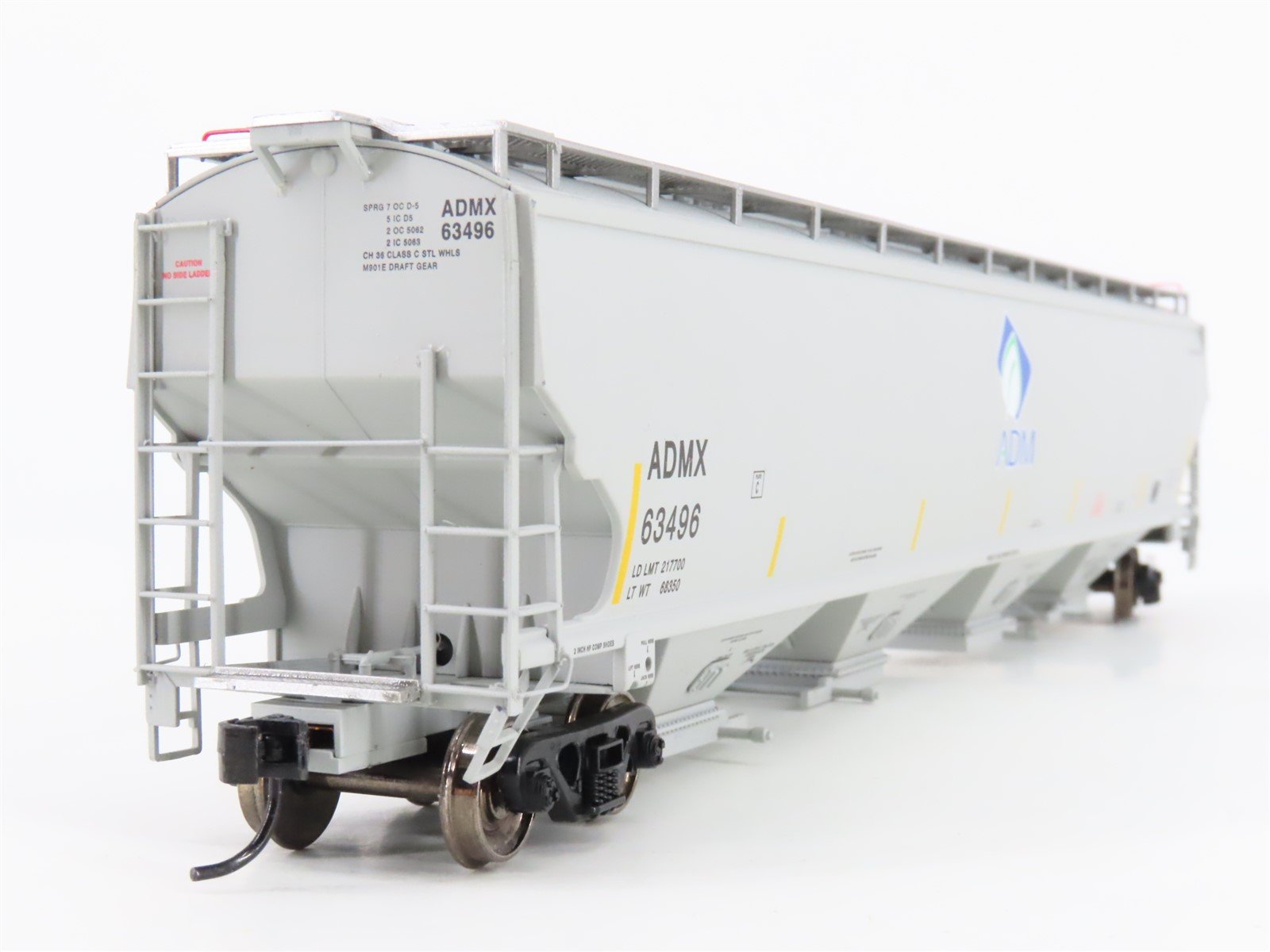 HO Scale Walthers Platinum 932-41106 ADMX ADM Trinity 6351 4-Bay Hopper #63496