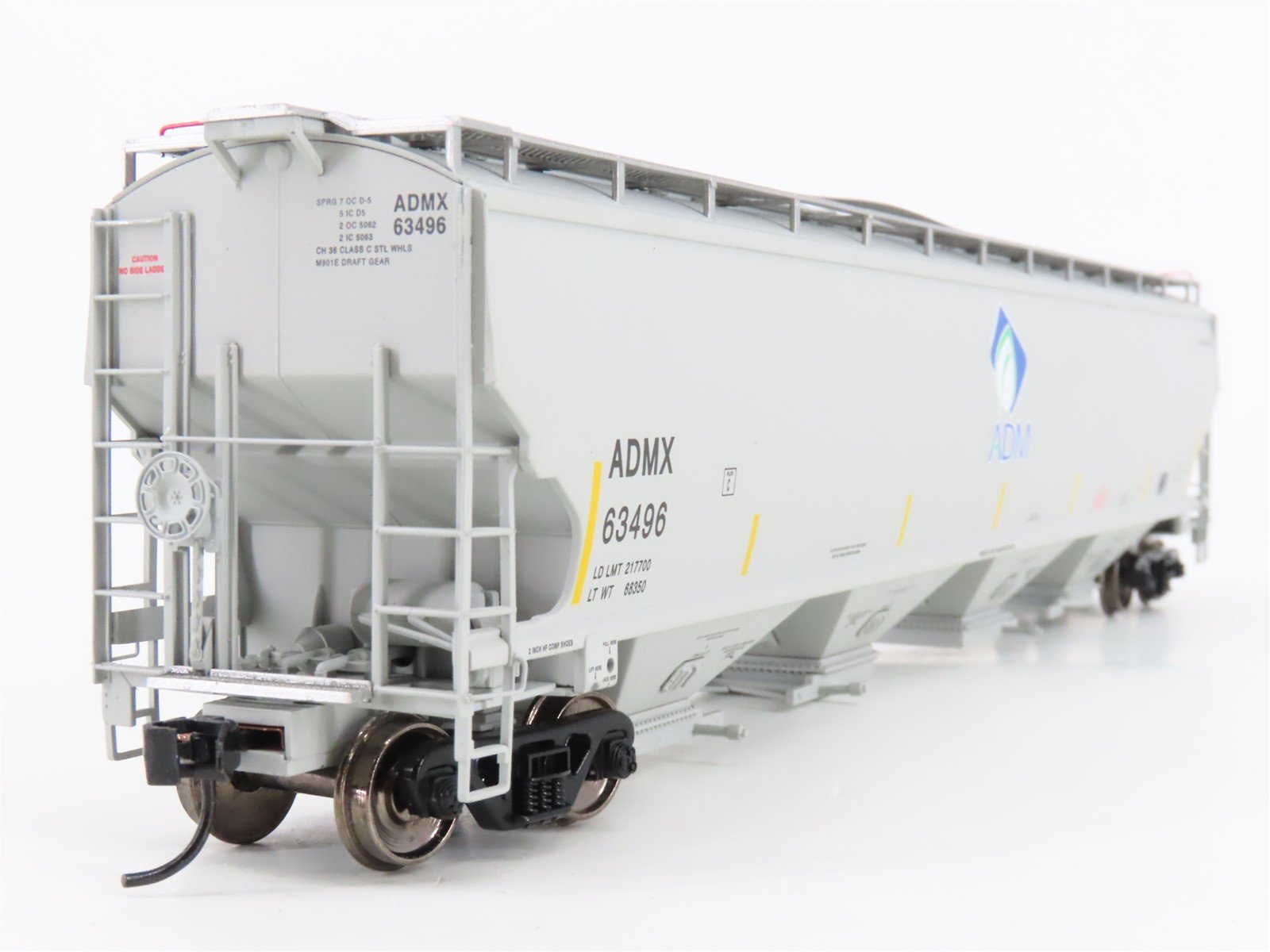 HO Scale Walthers Platinum 932-41106 ADMX ADM Trinity 6351 4-Bay Hopper #63496