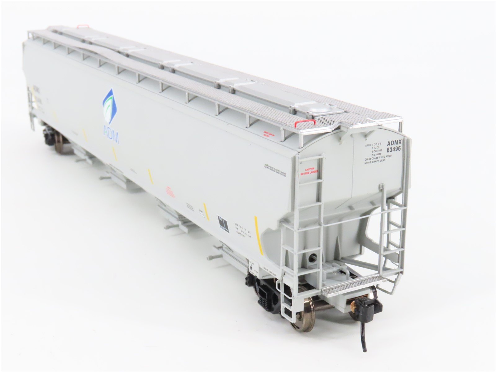 HO Scale Walthers Platinum 932-41106 ADMX ADM Trinity 6351 4-Bay Hopper #63496