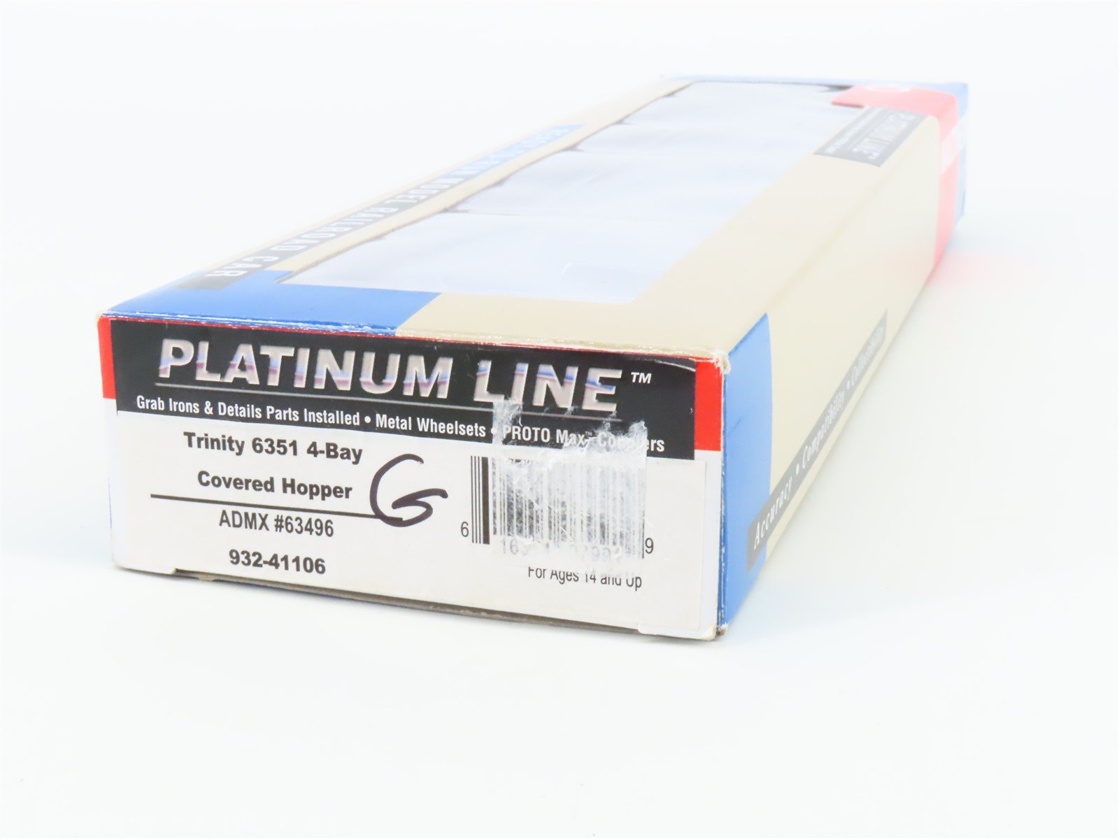 HO Scale Walthers Platinum 932-41106 ADMX ADM Trinity 6351 4-Bay Hopper #63496