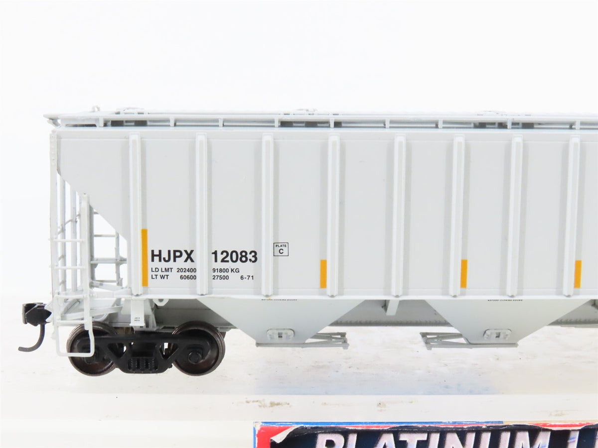 HO Scale Walthers Platinum 932-41263 HJPX 3-Bay High-Side Covered Hopper #12083