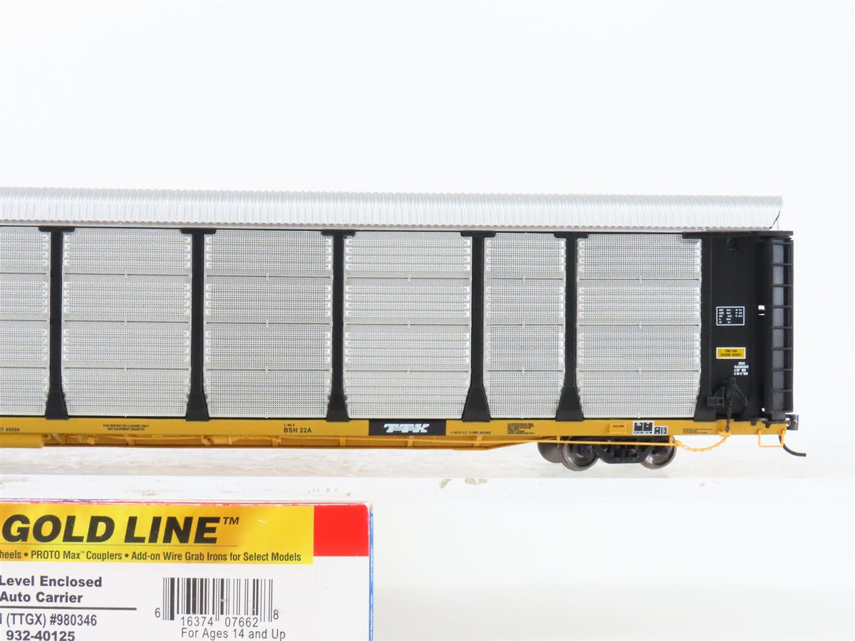 HO Walthers Gold Line 932-40125 TTGX CN Bi-Level Enclosed Auto Carrier #980346
