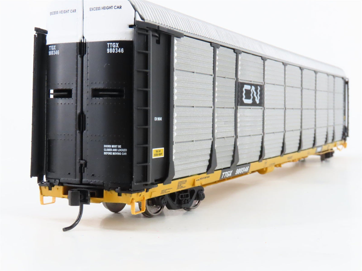 HO Walthers Gold Line 932-40125 TTGX CN Bi-Level Enclosed Auto Carrier #980346