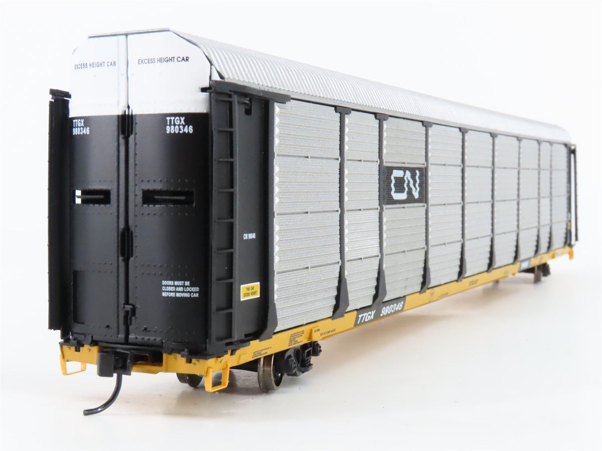 HO Walthers Gold Line 932-40125 TTGX CN Bi-Level Enclosed Auto Carrier #980346
