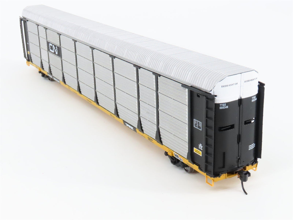 HO Walthers Gold Line 932-40125 TTGX CN Bi-Level Enclosed Auto Carrier #980346