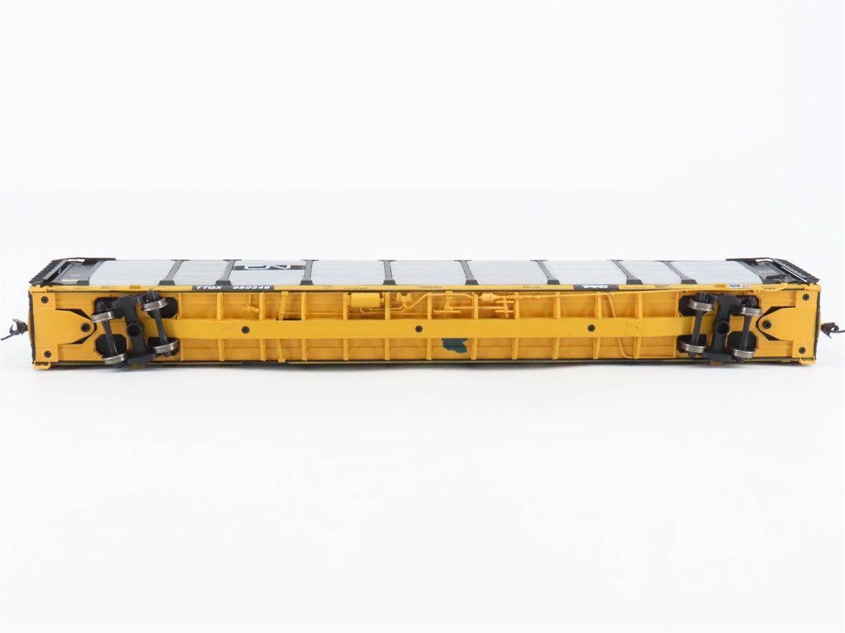 HO Walthers Gold Line 932-40125 TTGX CN Bi-Level Enclosed Auto Carrier #980346