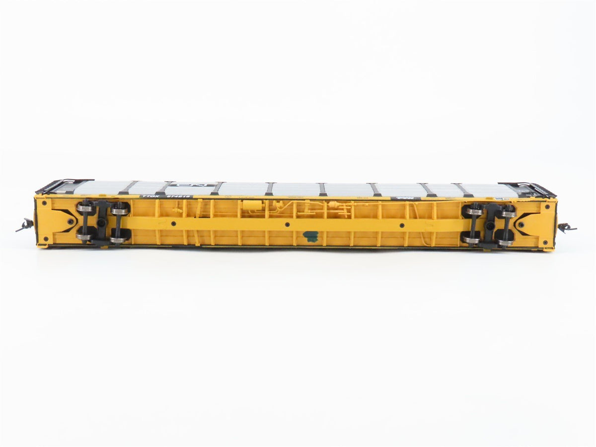 HO Walthers Gold Line 932-40126 TTGX CN Bi-Level Enclosed Auto Carrier #974216