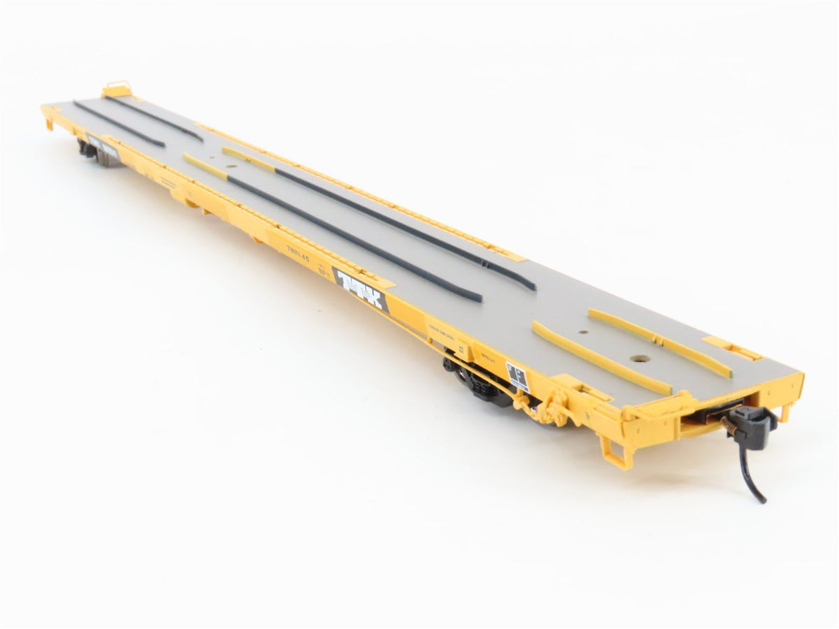 HO Scale Walthers Gold Line 932-40803 TTWX TTX Flat Car w/ ACF Hitches #993511