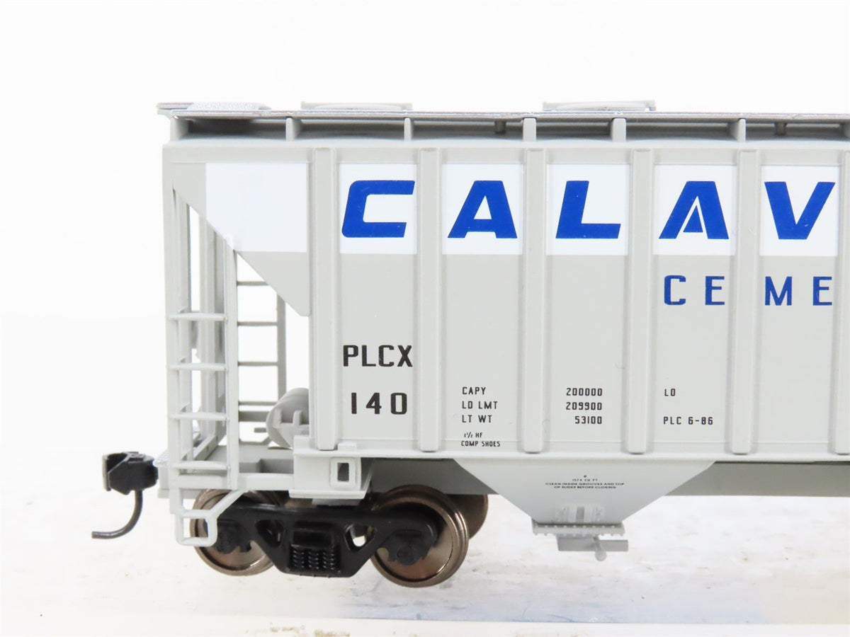 HO Walthers Gold Line 932-5388 PLCX Calaveras Cement 2-Bay Covered Hopper #140