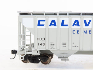 HO Walthers Gold Line 932-5388 PLCX Calaveras Cement 2-Bay Covered Hopper #140