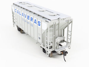 HO Walthers Gold Line 932-5388 PLCX Calaveras Cement 2-Bay Covered Hopper #140