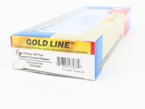 HO Walthers Gold Line 932-5388 PLCX Calaveras Cement 2-Bay Covered Hopper #140