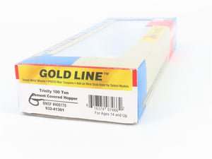 HO Scale Walthers Gold Line 932-41301 BNSF Railway 2-Bay Covered Hopper #408170