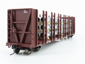HO Walthers Gold Line SOU Southern Pulpwood Flat Car #115579 w/ Custom Load