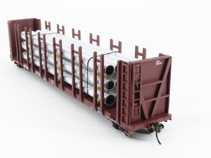 HO Walthers Gold Line SOU Southern Pulpwood Flat Car #115579 w/ Custom Load