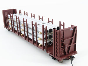 HO Walthers Gold Line SOU Southern Pulpwood Flat Car #115579 w/ Custom Load